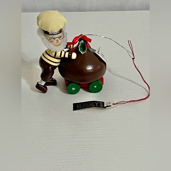 1992 Hershey’s Collector Series Kurt Adler Christmas Ornaments Chocolate Kiss - Picture 1 of 6